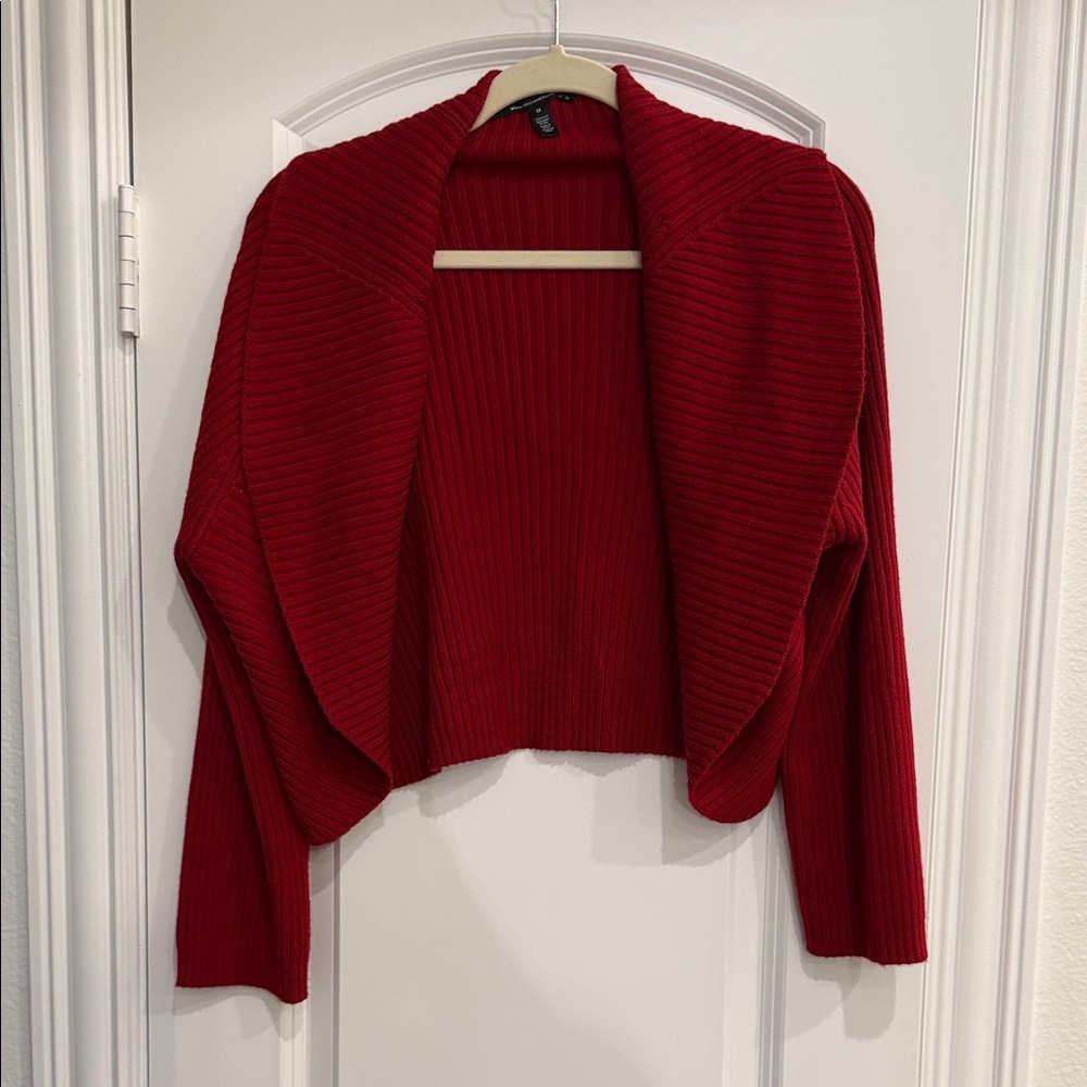 White House Black Market Red Women's Shrug